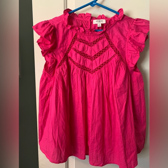 UMGEE Flutter Sleeve Boho top size Small - Picture 8 of 8